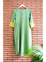 Load image into Gallery viewer, Nakshi Paan Cotton Viscose Embroidery Wome&#39;s Kurti

