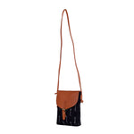 Load image into Gallery viewer, Nakshi Black Ikat sling Bag

