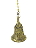 Load image into Gallery viewer, Nakshi Dokra Showpiece - Hanging Bell 4.5&quot;x3&quot;
