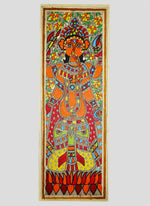 Load image into Gallery viewer, Nakshi Lord Ganesha Madhubani Handmade Painting
