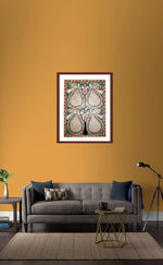 Load image into Gallery viewer, Nakshi Peacock Madubani Handmade Painting
