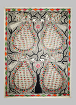 Load image into Gallery viewer, Nakshi Peacock Madubani Handmade Painting
