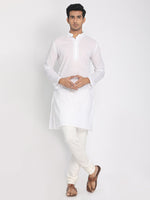 Load image into Gallery viewer, Nakshi 100% Cotton White Chikankari Long Kurta
