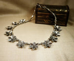 Load image into Gallery viewer, German Silver Floral shape necklace
