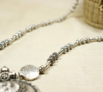 Load image into Gallery viewer, Handcrafted German Silver betel leaf shape necklace
