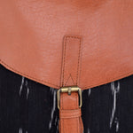 Load image into Gallery viewer, Black Ikat sling Bag
