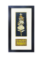 Nakshi Dokra Handicraft Tribal Art Wall Hanging Happiness in Togetherness with Fiber Frame 10.5"x21.5"