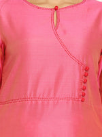 Load image into Gallery viewer, Pink Solid Straight Kurta
