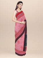 Load image into Gallery viewer, Nakshi Red Cotton Hand Woven &amp; Hand Block Printed Saree
