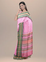 Load image into Gallery viewer, Cotton Linen Handwoven Dhonekhali Saree
