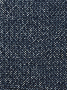 Navy Blue Printed Chanderi Cotton Silk Saree