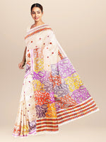 Load image into Gallery viewer, Hand Kantha Sraee on Tussar Silk
