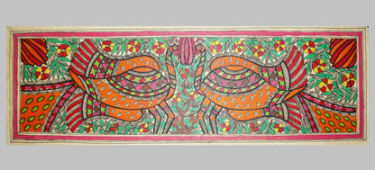 Nakshi Peacock Madubani Handmade Painting
